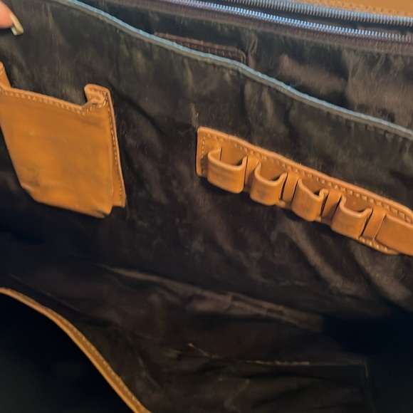 VTG Gino Ferruzzi Italian Leather Briefcase/Handbag 👜 ‼️PRICE DROP‼️ - Picture 8 of 13